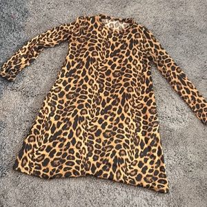 Cheetah print dress